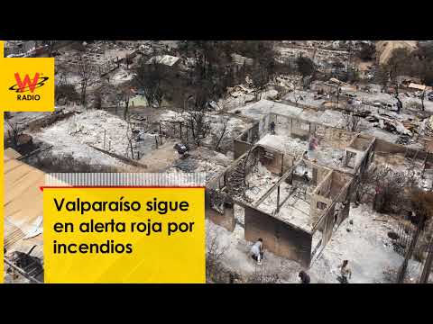 Incendios en Chile: alcalde de Valparaíso dice que siguen en alerta roja