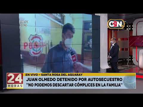 Santa Rosa del Aguaray: Juan Olmedo detenido por auto secuestro