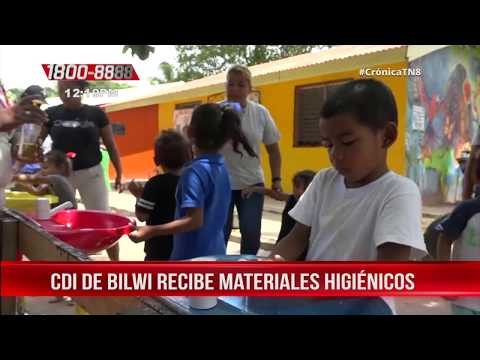 CDI de Bilwi recibe donativo de kits higiénicos por parte del MIFAM - Nicaragua