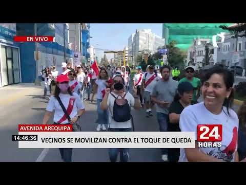 Cacerolazo en Miraflores: ciudadanos marchan en rechazo a gestión de Pedro Castillo