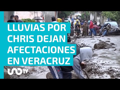Deslizamiento de tierra deja 600 viviendas afectadas en Veracruz tras el paso de Chris