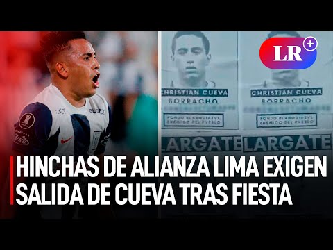 HINCHAS de ALIANZA arremeten contra CUEVA y EXIGEN SU SALIDA tras fiesta | #LR