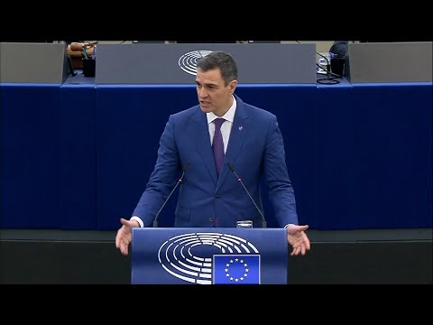 Sánchez advierte a la Eurocámara de la ultraderecha que no cree en Europa