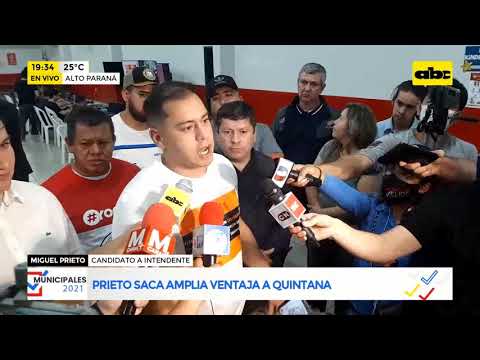 Miguel Prieto saca ventaja a Ulises Quintana