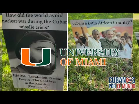 Denuncia promoción de la figura del dictador cubano Fidel Castro en la University of Miami