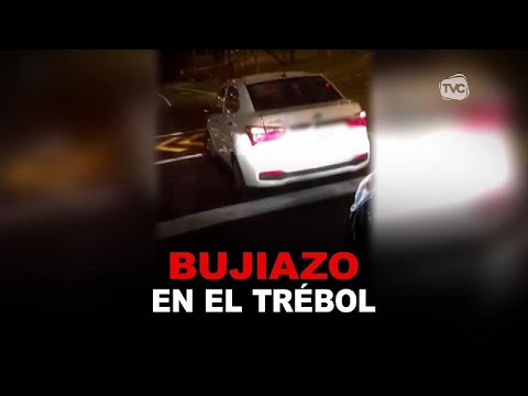 Se registran bujiazos contra conductores en los semáforos de El Trébol