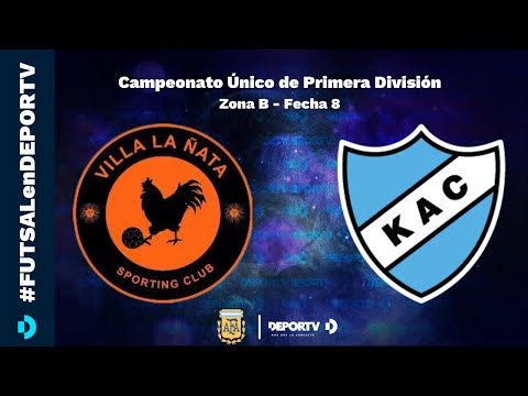 Villa La Ñata vs Kimberley - Primera División - Zona B - Fecha 8 - #FUTSALenDEPORTV