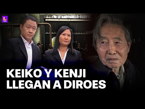 Keiko Fujimori y Kenji Fujimori llegan al penal de Barbadillo para liberación de su padre