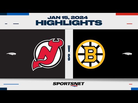 NHL Highlights | Devils vs. Bruins - January 15, 2024