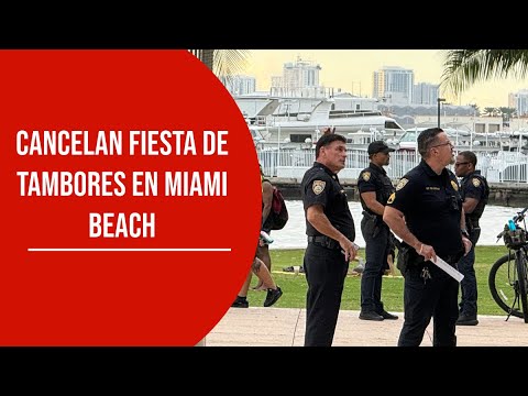 Cancelan popular fiesta de tambores en Miami Beach; gran presencia policial en South Pointe