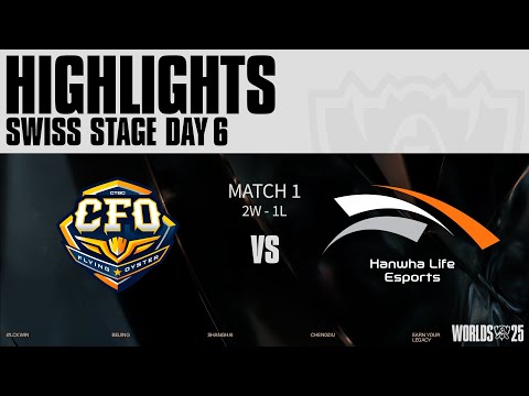 CFO vs HLE 매치 하이라이트 | 스위스 Day6 | 2025 월드 챔피언십