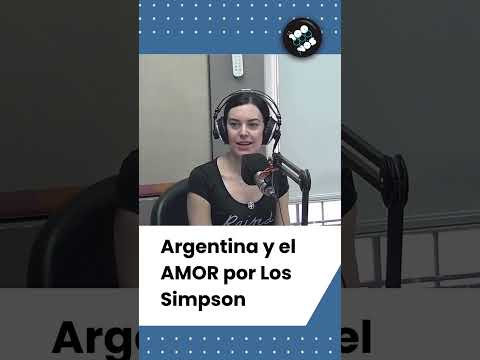 Argentina y el AMOR por Los Simpson   #shorts