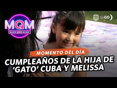 Mande Quien Mande: Melissa Paredes y Rodrigo Cuba celebran el cumple de su hija Mía (HOY)
