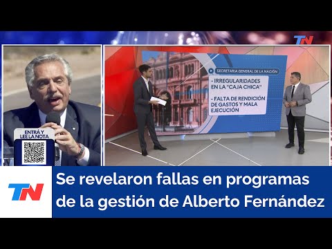 Una auditoría reveló graves fallas en programas de la gestión de Alberto Fernández