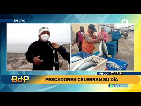 Así celebran los pescadores su día en Pisco