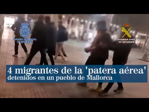 Detenidos cuatro de los 13 fugados de la 'patera aérea' de Palma