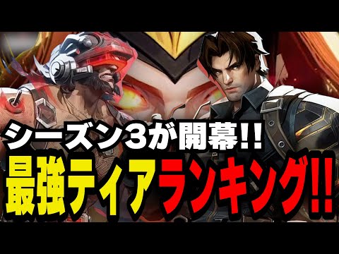 【Tier表】シーズン3で使うべきなのはこれ！最強キャラランキング【マーベルライバルズ｜Marvel rivals】