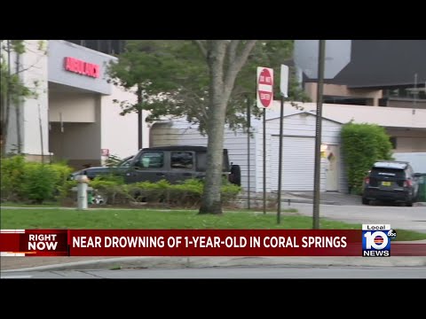 Toddler nearly drowns in Coral Springs