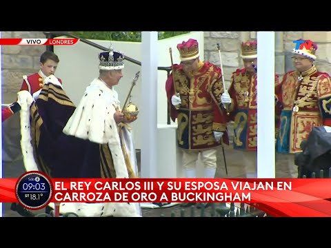 CORONACIÓN DE CARLOS III: Carlos y Camila, ya son los reyes de Inglaterra