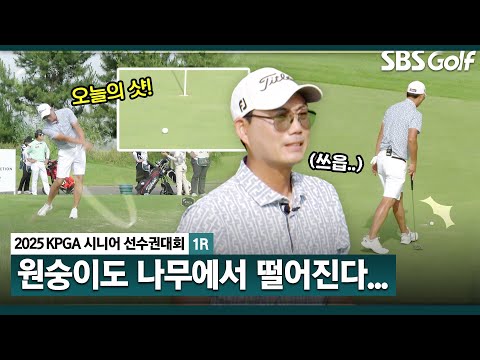 [2025 KPGA] 캬!! 오늘의 샷 퍼레이드.... 그런데, 반전이..._KPGA 시니어 선수권 1R