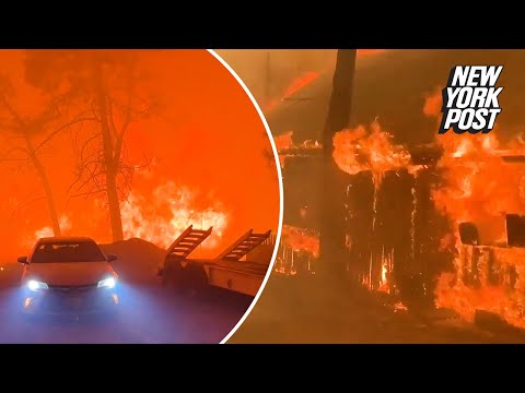 WATCH: Intense wildfire wreaks havoc in California's Butte County