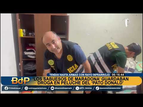 'Los Sabuesos de Maradona': banda criminal camuflaba droga en peluches