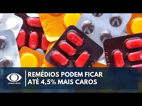 Remédios podem ficar até 4,5% mais caros a partir deste domingo