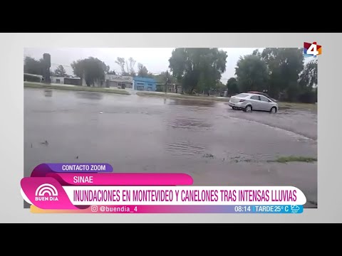 Buen Día - Inundaciones en Montevideo y Canelones tras intensas lluvias