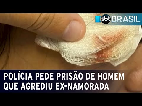 Vídeo mostra agressão de homem a ex-namorada no Rio de Janeiro | SBT Brasil (28/02/24)