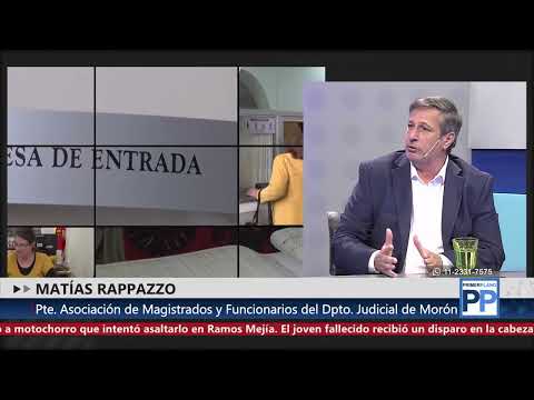 MATÍAS RAPPAZZO: “SE PRETENDE QUE LA JUSTICIA SOLUCIONE LO QUE NO SOLUCIONA EL PODER POLÍTICO”