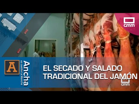 Así se salan y se secan los jamones de forma tradicional | Ancha es Castilla-La Mancha