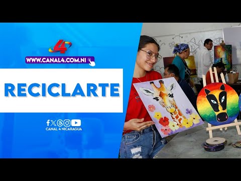 Aperturan primer curso de Reciclarte en la Casa de Cultura Arnoldo Guillen