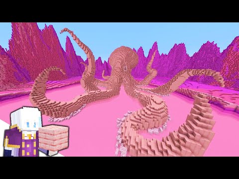 ガチャで出た1色だけで色縛り建築バトル！【マイクラ・マインクラフト】