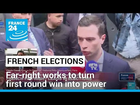French legislative elections: Far-right works to turn first round win into power • FRANCE 24