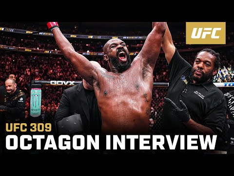 Jon Jones Octagon Interview | UFC 309