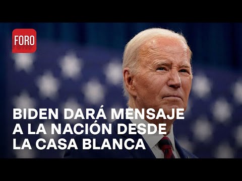 Biden dará mensaje tras ataque de Irán a Israel - Las Noticias