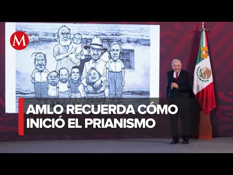 AMLO muestra caricatura y se ríe; Claudio X. González se parece a El Jaibo