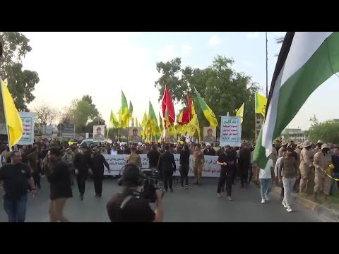 Funeral held in Baghdad for commander in Iran-backed Iraqi militia