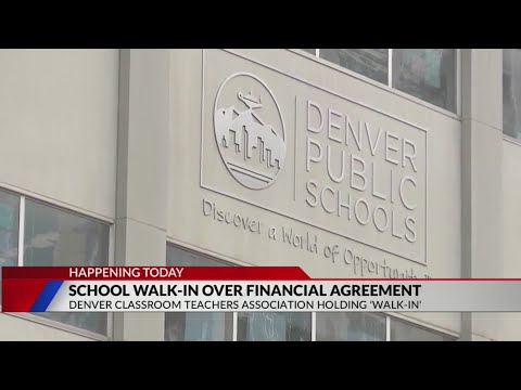 Denver teachers to hold 'walk-in' over financial agreement