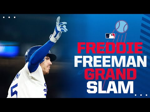 Freddie Freeman comes in CLUTCH with a GRAND SLAM!