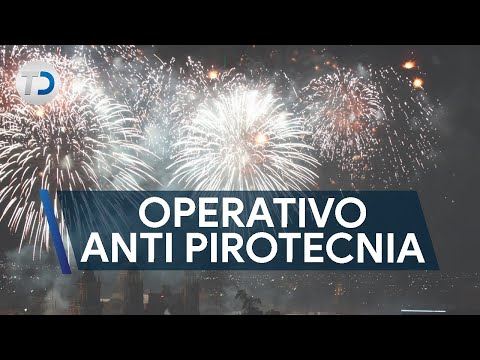 Operativo anti pirotecnia en Año Nuevo