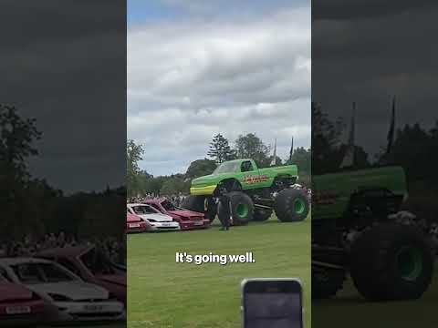 ‘Disgraceful’ Monster Truck Mayhem event blasted as a scam after having ‘just one truck' #shorts