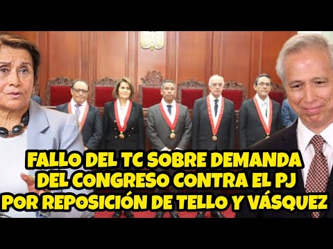 TRlBUNAL C0NSTITUCIONAL EMITE FALL0 SOBRE CASO DE ALDO VÁSQUEZ Y INÉS TELLO
