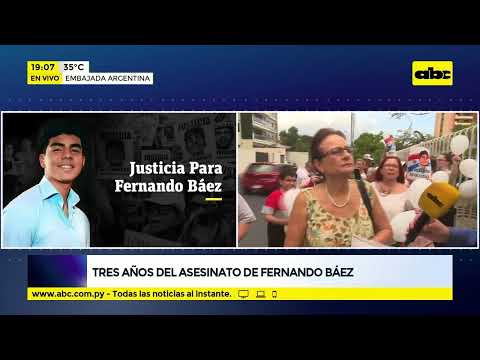 Piden justicia para Fernando Báez