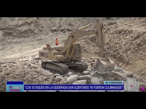 El Porvenir: “Los 35 diques en la quebrada San Ildefonso ya fueron culminados”