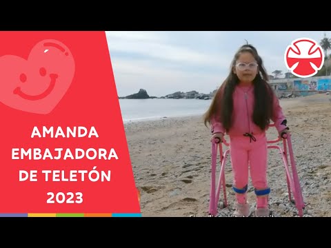Amanda embajadora de Teletón 2023