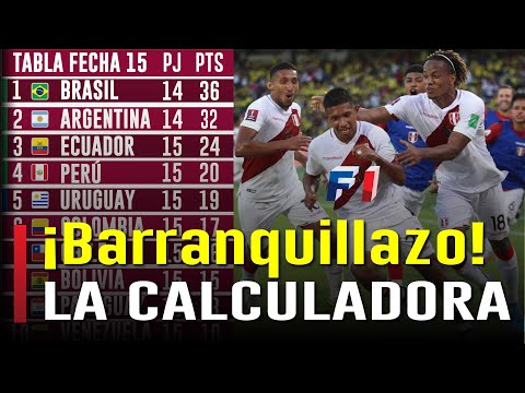 ¡Barranquillazo! Perú venció 1-0 a Colombia con gol de 'Oreja' Flores y es cuarto en la Tabla