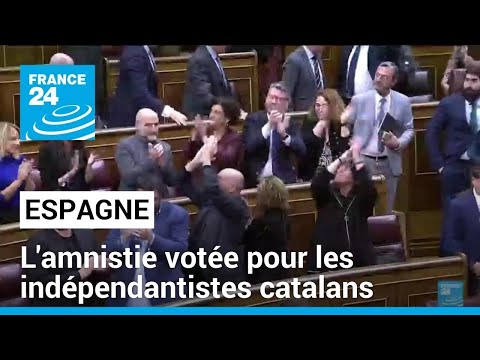 Espagne : les députés votent l'amnistie pour les indépendantistes catalans • FRANCE 24