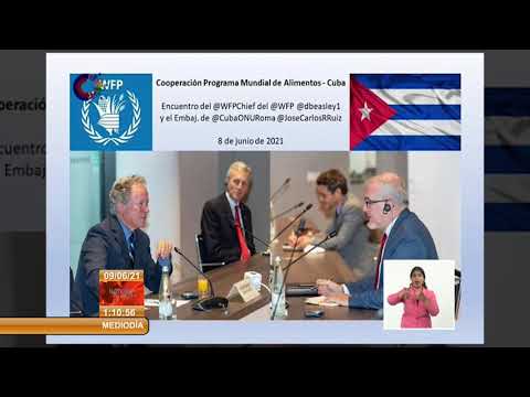 Director Ejecutivo del PMA recibe a embajador de Cuba