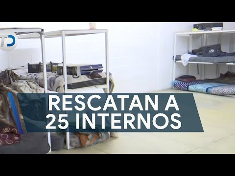 Rescatan a 25 internos de anexo; vivían en muy malas condiciones